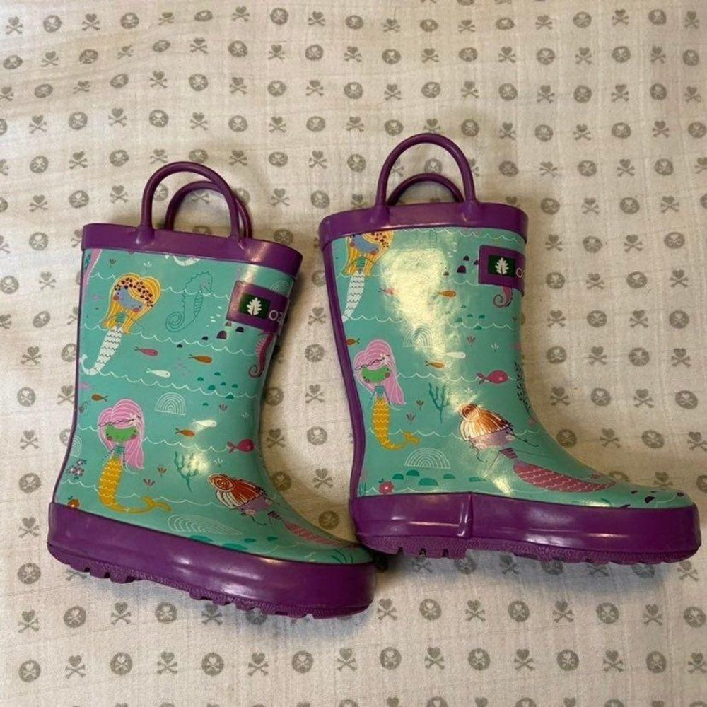 Oakiwear Mermaid Rain Boots 7